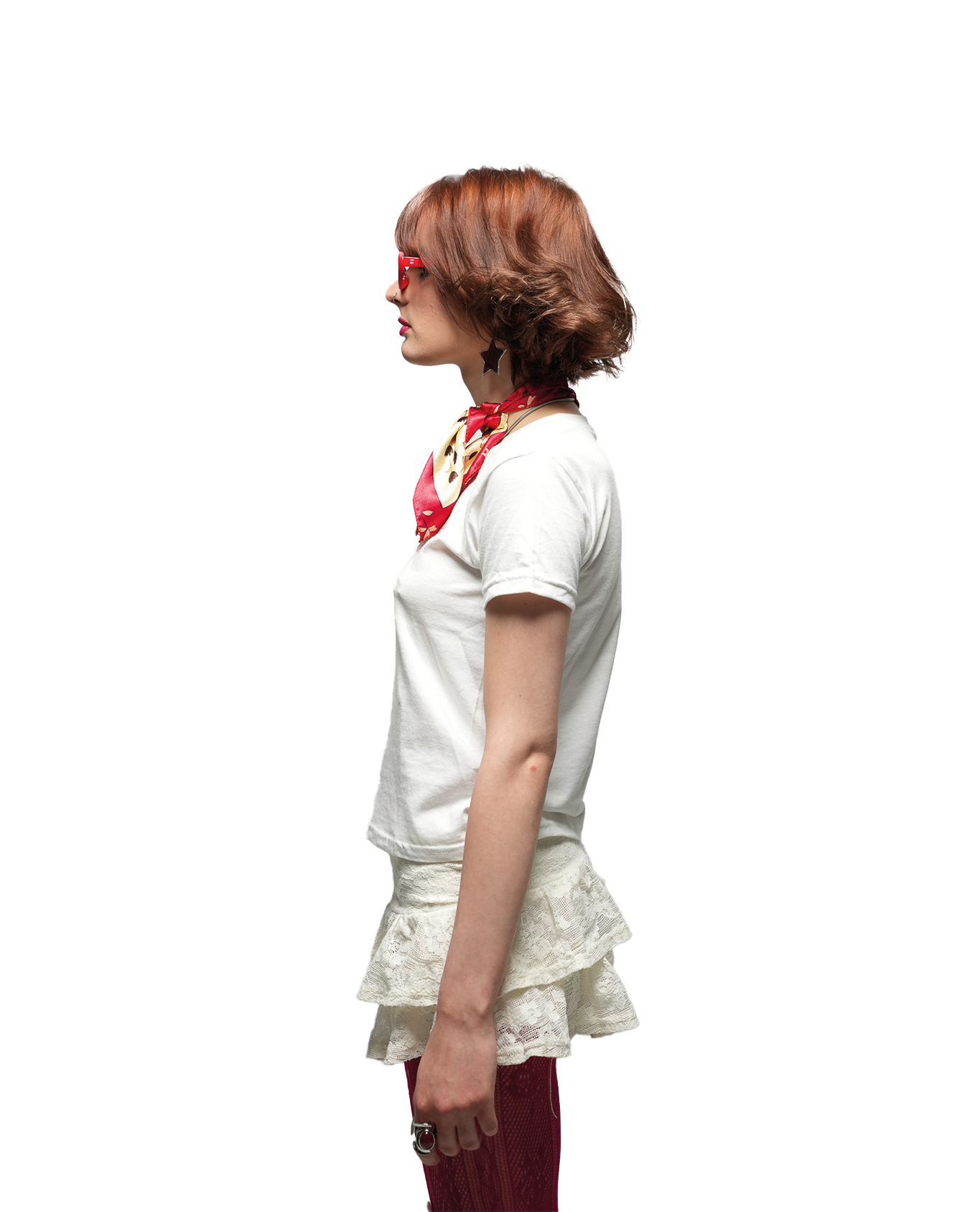 HORSE CHASE - SLIM TOP (WHITE)
