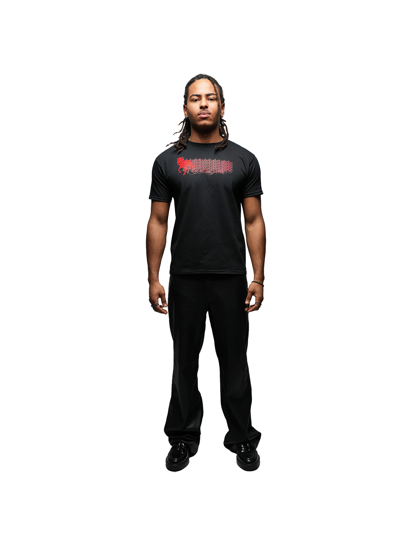 HORSE CHASE - SLIM TOP (BLACK)