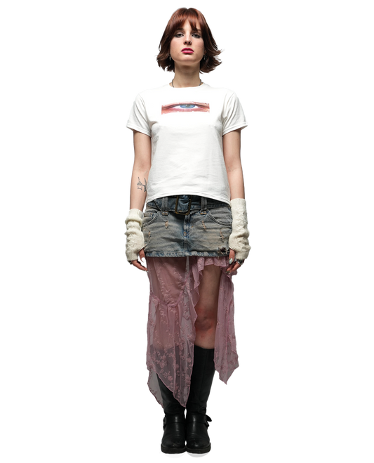 WIDE EYE - SLIM TOP (WHITE)